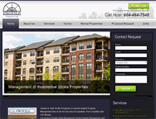 Tablet Screenshot of profile-properties.com
